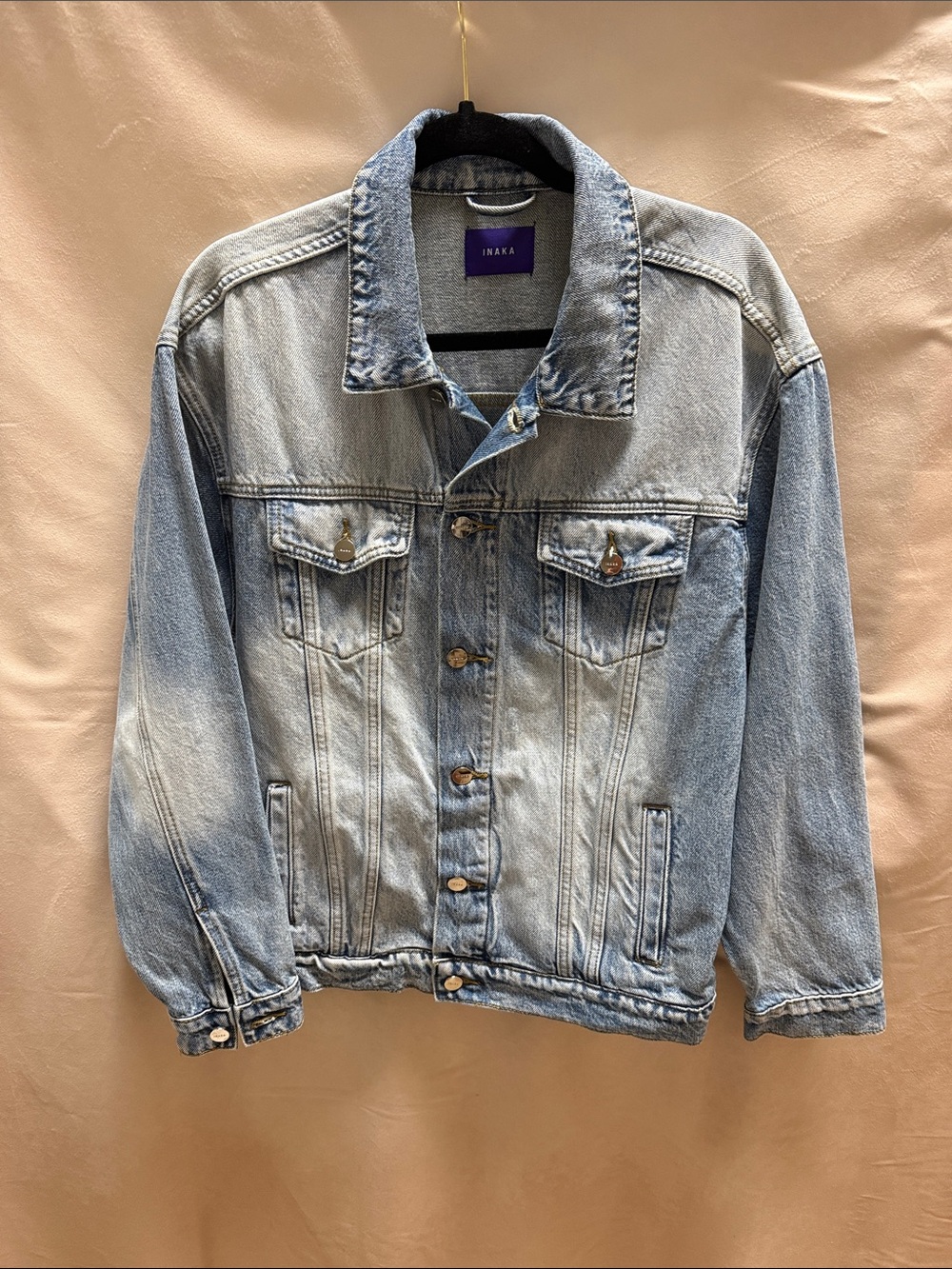 Inaka Power Light Blue Washed Denim Jacket
